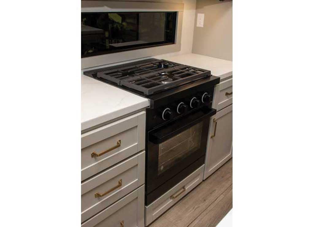 Furrion Chef Collection 2022119473 24" RV 3-Burner Gas Range - Black