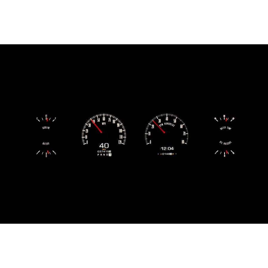 Dakota Digital Retrotech Gauge Instrument System RTX-64P-GTO-X Compatible with 1964-67 Pontiac GTO Lemans Tempest