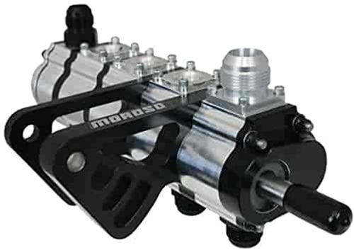 Moroso 22414 Tri Lobe 4 Stage Dry Sump Oil Pump, Driver's Side Double Shear Mount for Marine/Circle Track