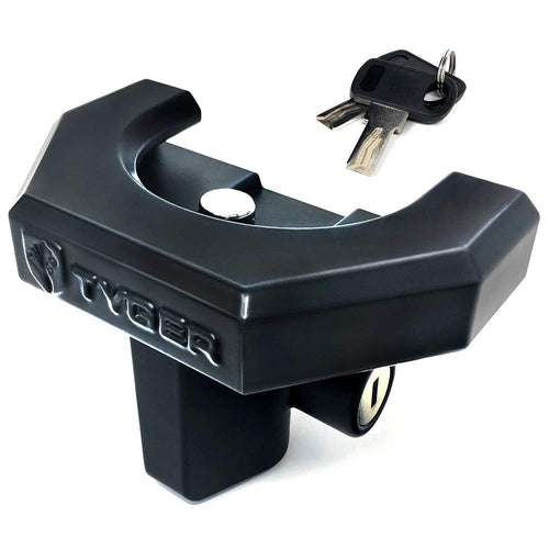 Coupler Lock Tyger Auto TG-CL2U006B for 2" Trailer Coupler (Coupler Lip Width < 3-3/4"; Coupler Height < 5/16"; Coupler Ball < 2-1/2")