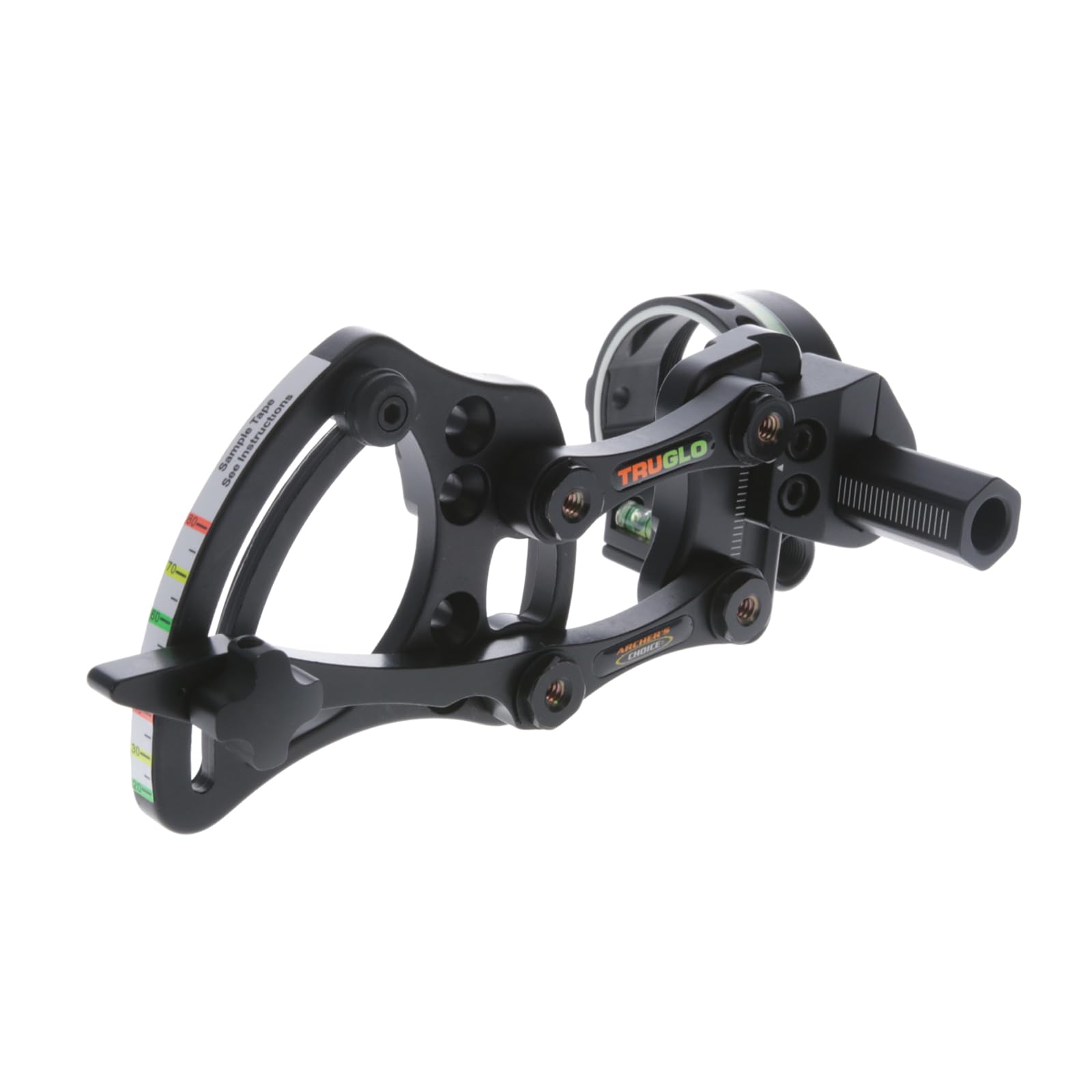 Range Rover TRUGLO Single-Pin .019" Dia Right-Handed Archery Hunting Moving Black Bow Sight with Standard Adjustment - Light Not Included