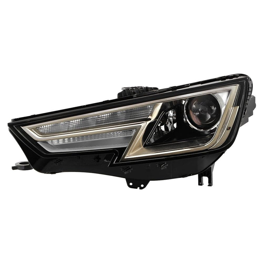 Audi A4 S4 17-19 Spyder (POE) Xenon HID LED DRL OE Headlights - Low Beam-D5S-(Not Included) ; High Beam-D5S(Not Included) ; Signal-PSY21W(Included) - Left