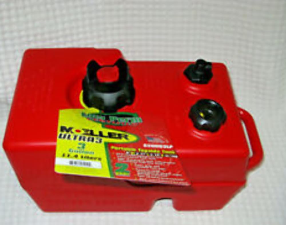 MOELLER PORTABLE EPA/CARB COMPLIANT FUEL TANKS-Ultra3; 3 Gal, 9 W x 17 L x 10 H w/Cap