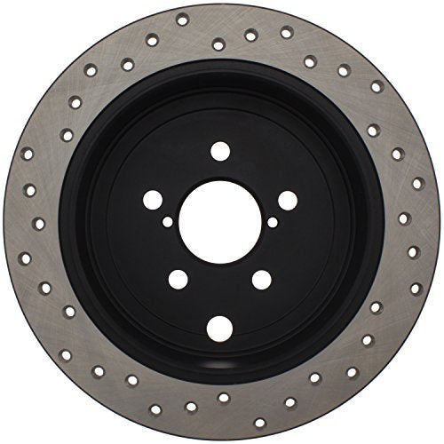 Sport StopTech 128.47029L Cross Drilled Brake Rotor (Rear Left), 1 Pack