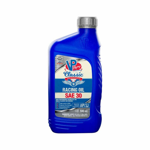 Non Synthetic VP Racing Fuels High Performance SAE 30 ZDDP Rich Racing Oil Quart