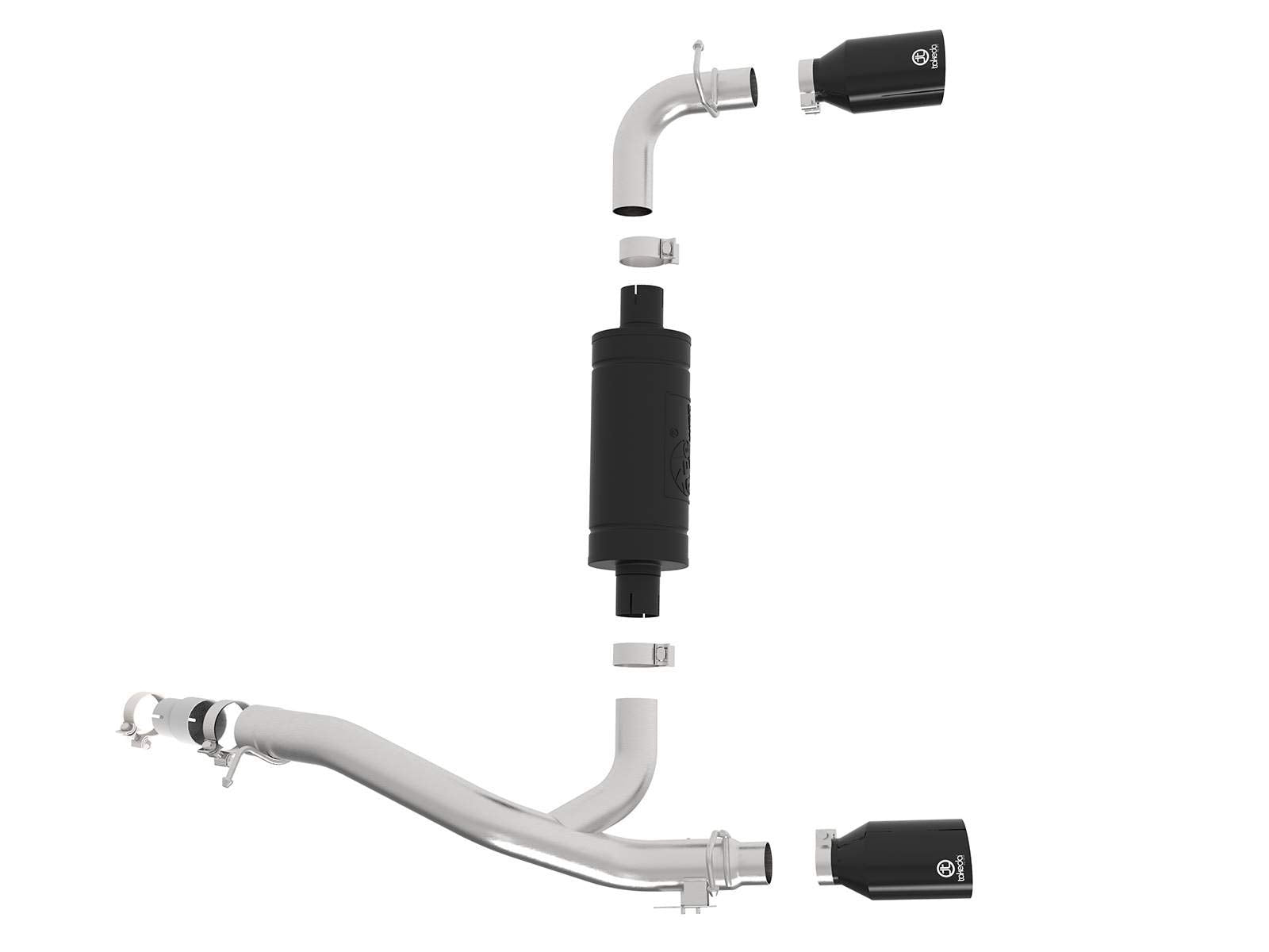 Takeda aFe Power 49-33104-B Axle-Back Exhaust System