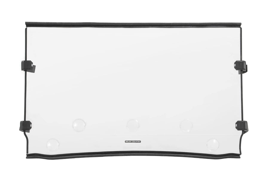 Full Vented Rough Country Front Windshield for Mule Pro-FX 4WD - 98215150