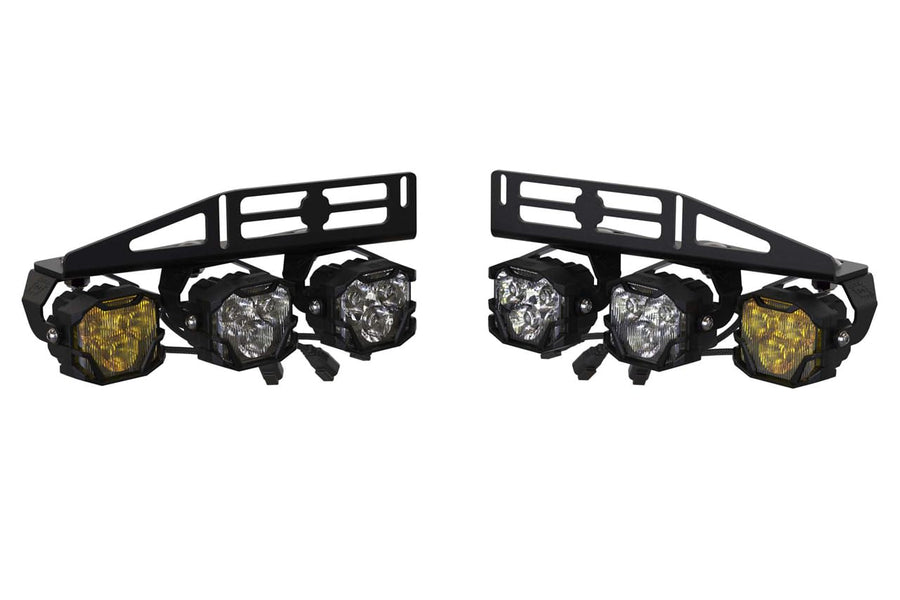 4Banger Morimoto Triple Fog Kit: 17-20 Raptor (Brackets only) BAF024