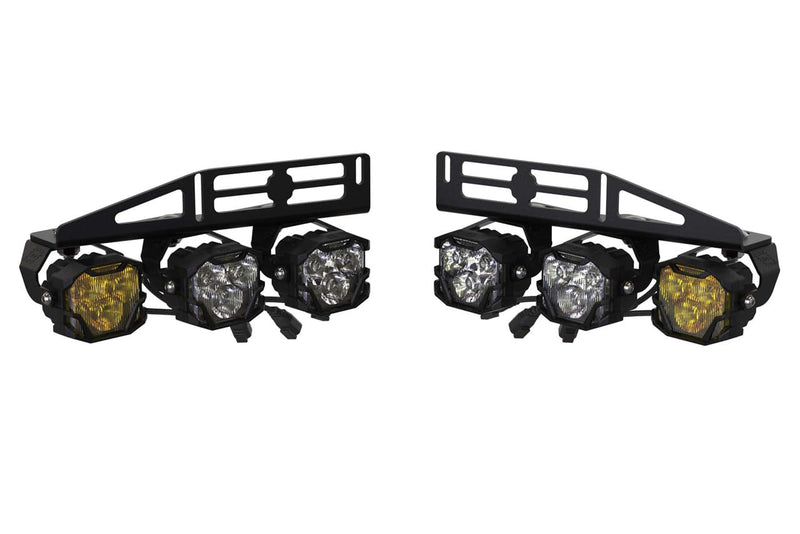 4Banger Morimoto Triple Fog Kit: 17-20 Raptor (Brackets only) BAF024