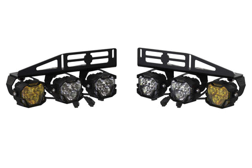 4Banger Morimoto Triple Fog Kit: 17-20 Raptor (Brackets only) BAF024