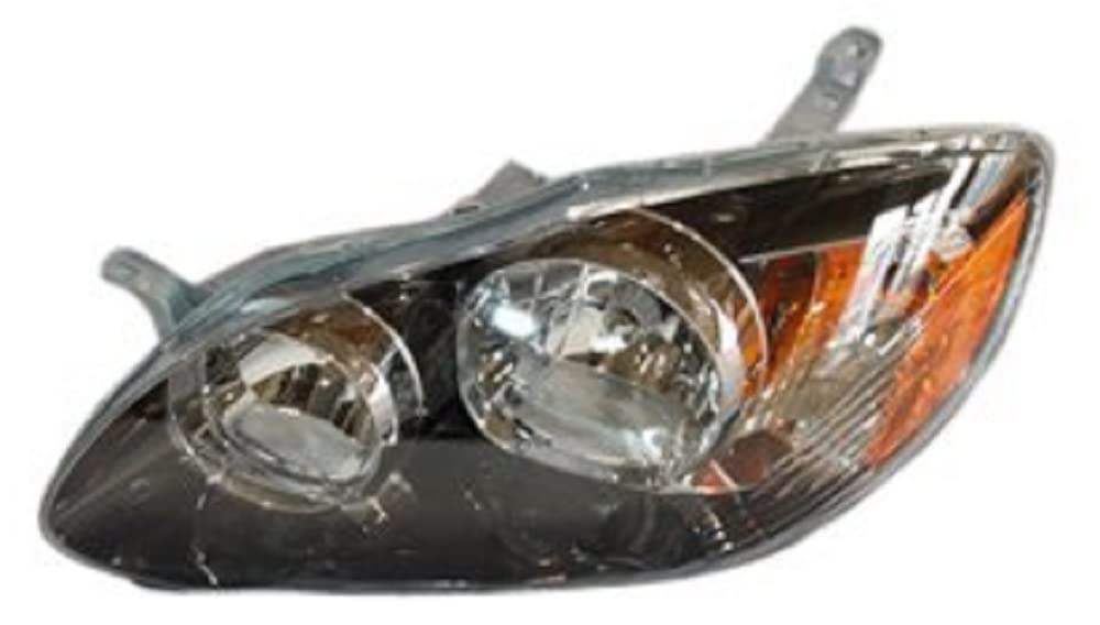 Left TYC Headlight Assembly Compatible with 2005-2008 Toyota Corolla