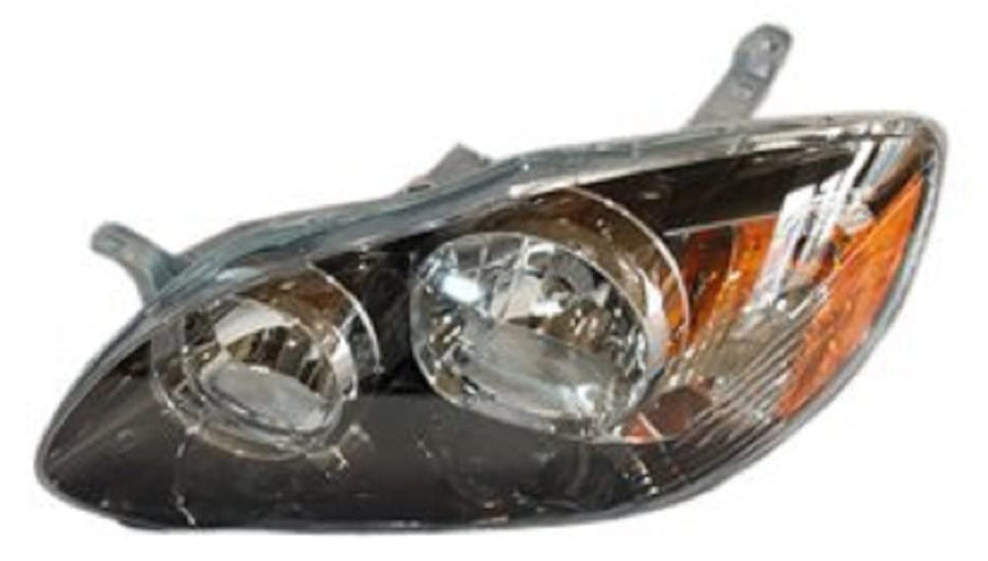 Left TYC Headlight Assembly Compatible with 2005-2008 Toyota Corolla