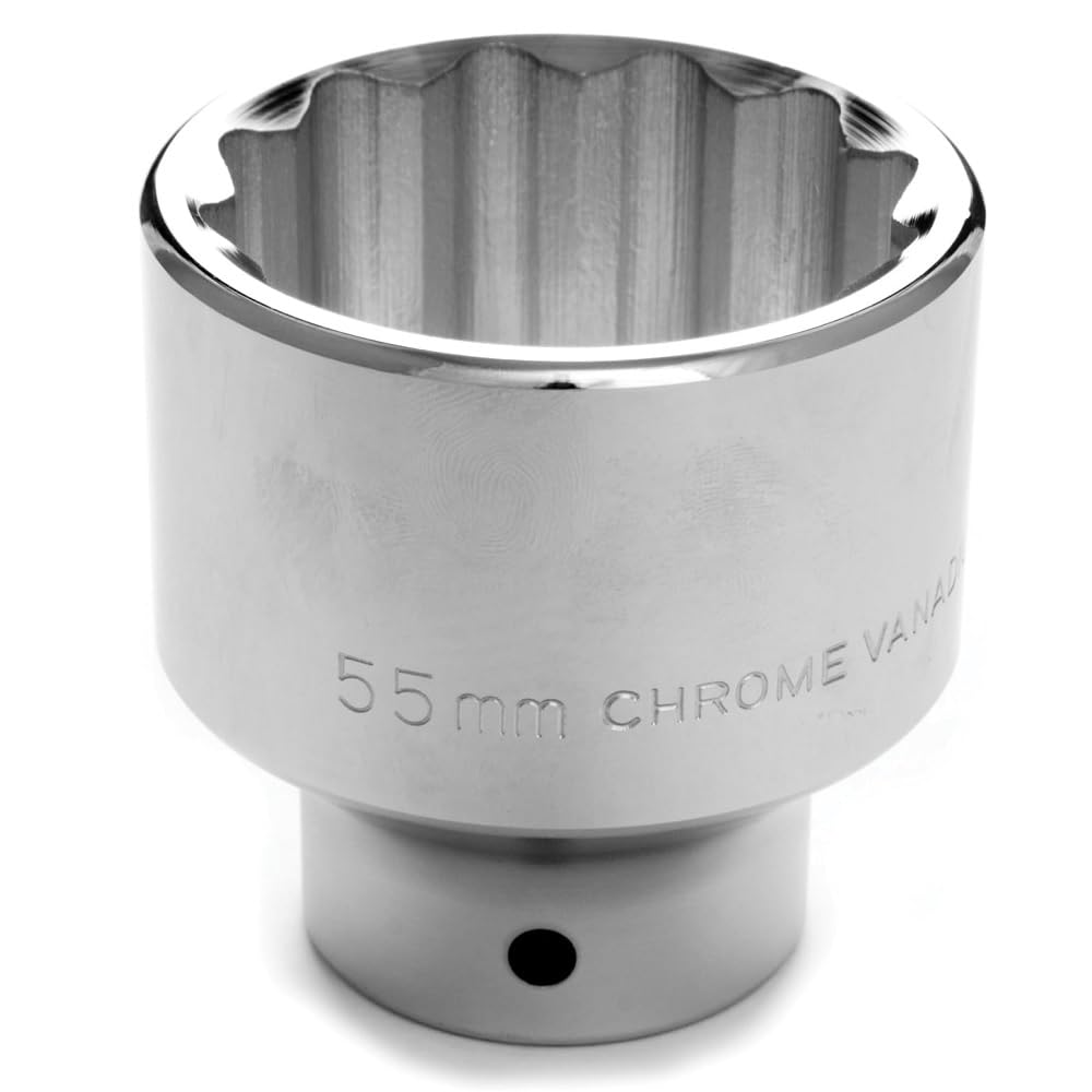 W34855 Performance Tool 3/4-Inch Drive 12-Point Standard Socket 55mm