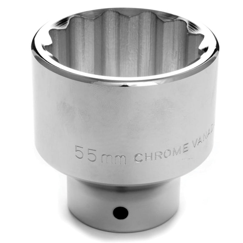 W34855 Performance Tool 3/4-Inch Drive 12-Point Standard Socket 55mm