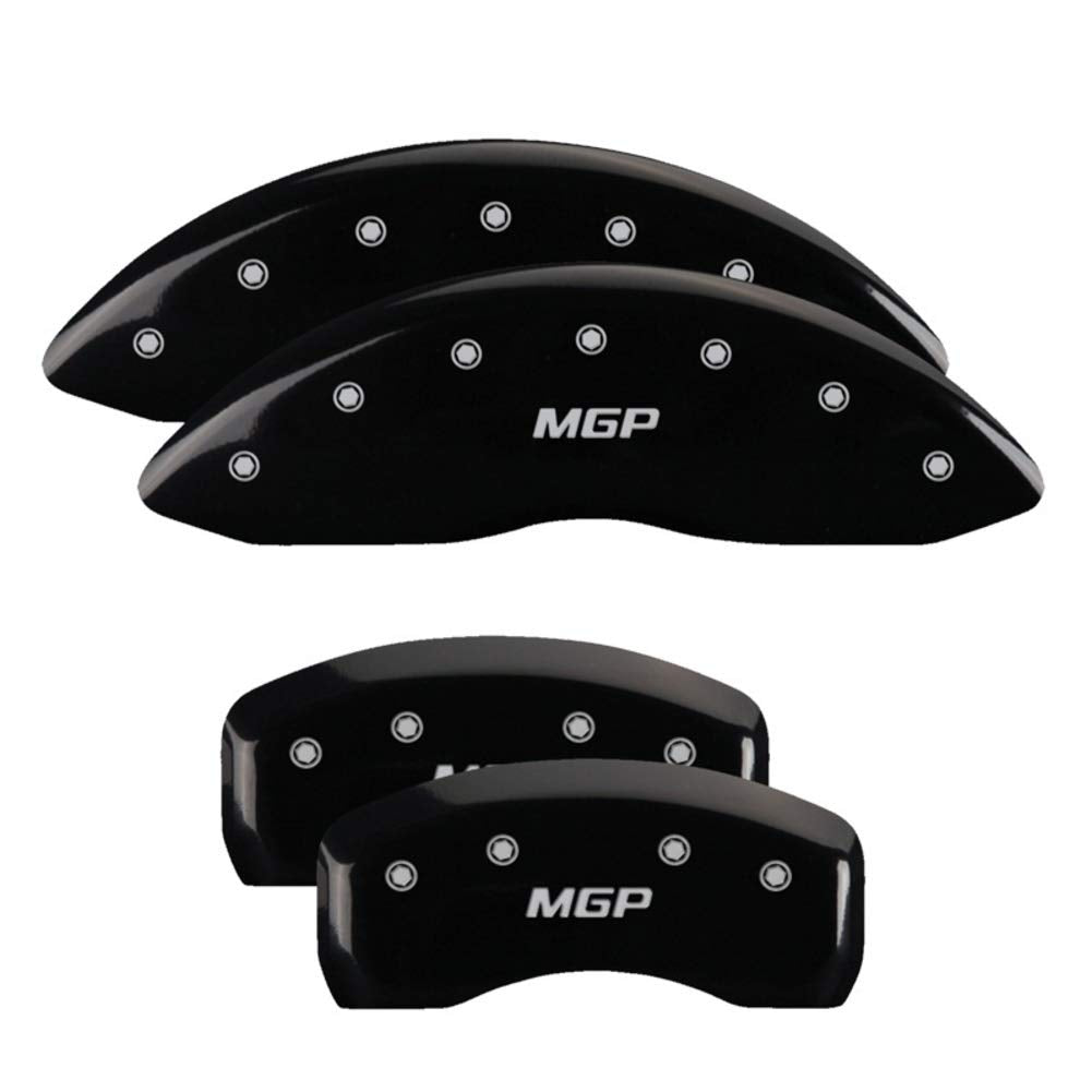 Brake Caliper Covers MGP - Compatible with 2018-2025 Honda Accord (Requires 17"+ Wheels) Black Powder-Coated Finish, 4PCS Front and Rear (Honda Engraving)
