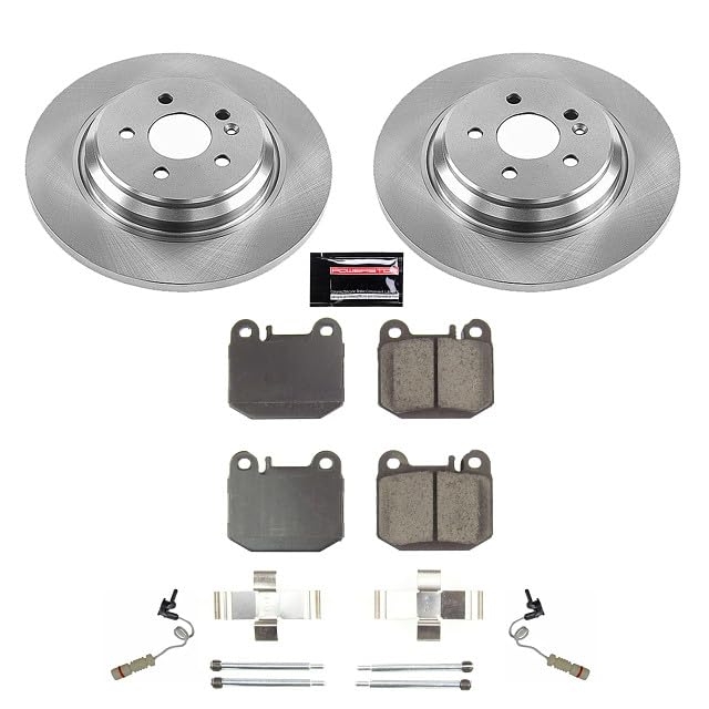 Power Stop KOE5261 Rear Replacement Brake Kit-OE Brake Rotors & Ceramic Brake Pads For Mercedes-Benz ML430, ML500 Mercedes-Benz, ML55 AMG [Model Specific]