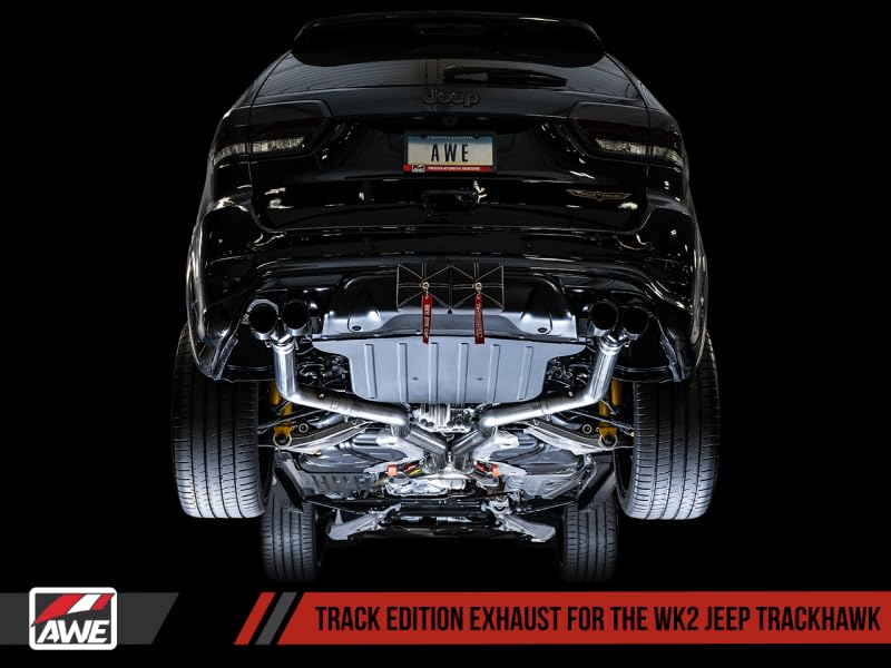 2020 Jeep Grand Cherokee AWE Tuning SRT/Trackhawk Track Edition Exhaust - Use w/Stock Tips - 3020-31023