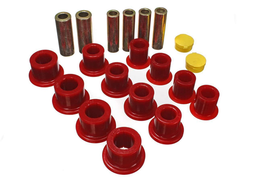 Energy Suspension Front Leaf Spring Bushing Set 4.2148R,silver