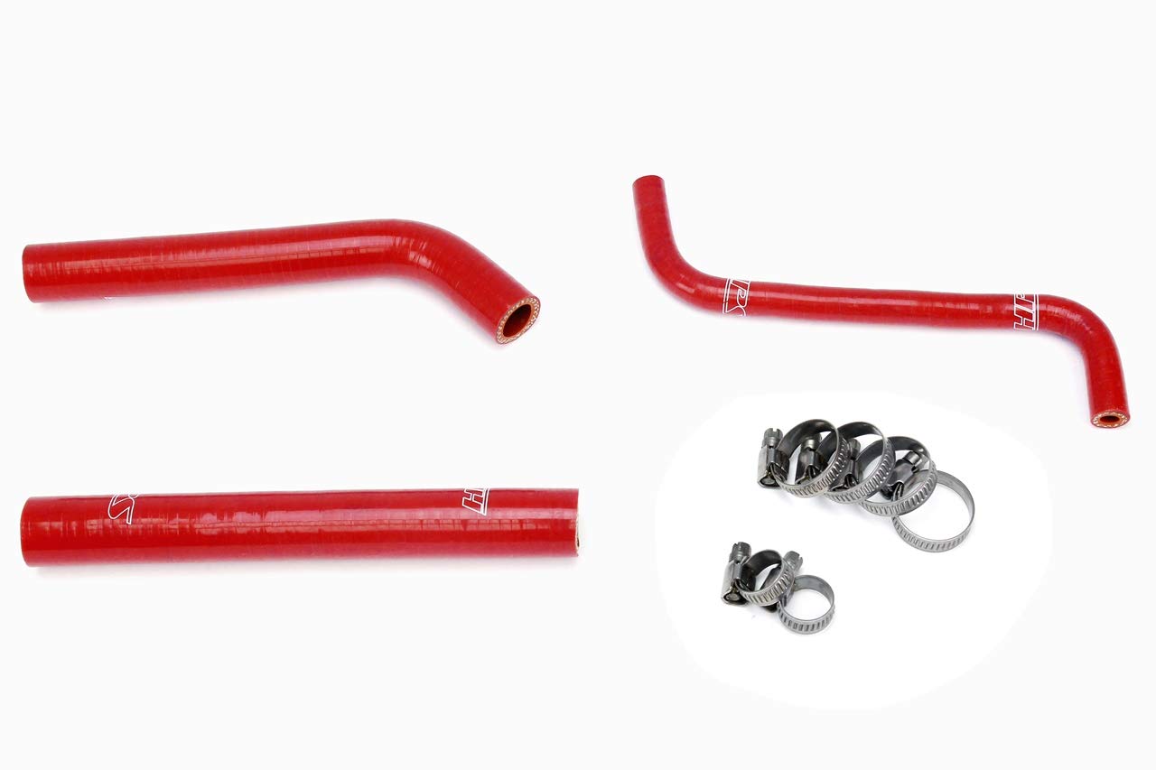 Red HPS 57-1376-RED Silicone Radiator Coolant Hose Kit