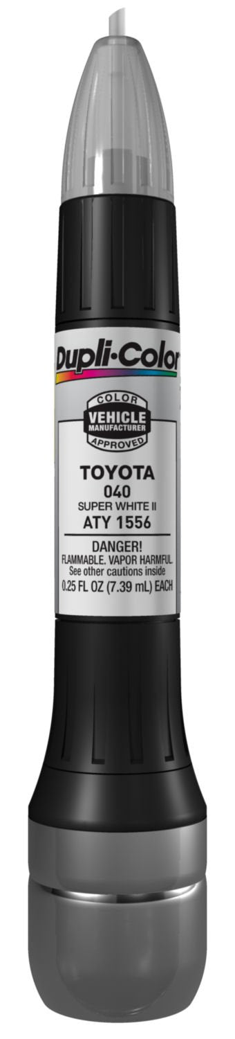 Dupli-Color Scratch Fix ATY1556 All-In-1 Exact-Match Automotive Touch-Up Paint – Toyota Super White II – 0.25 oz. Paint Pen