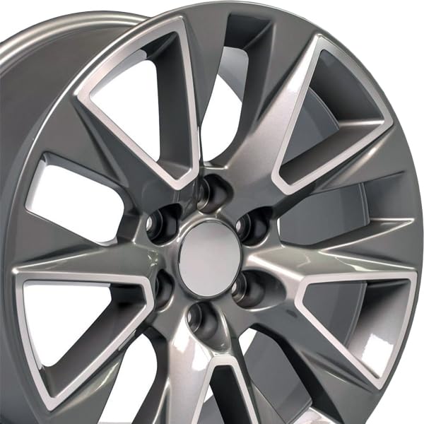 CV26-20090-6550-28MS OE Wheels LLC Silver Machined Wheel Painted (20 x 9. inches /6 x 139 mm, 28 mm Offset)