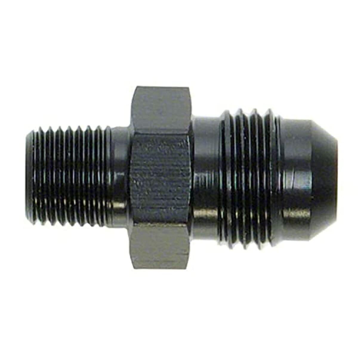 Blk St Fl To Pipe Adp -4an X1/4nptf
