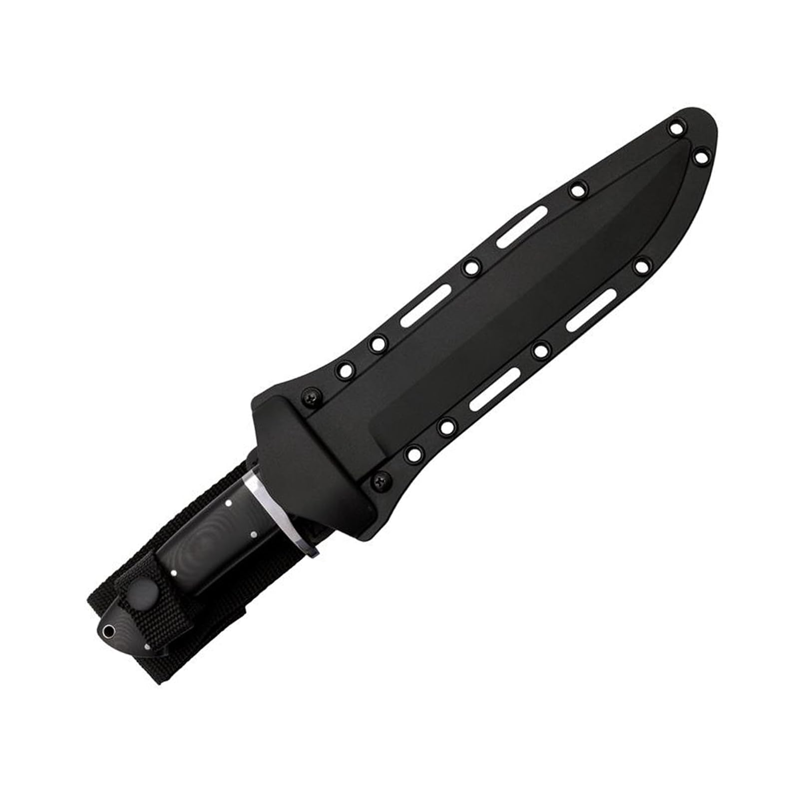 Cold Steel 8.25" Black Bear Classic VG-10 San Mai III Clip-Point Blade 5" G-10 Handle Fixed Blade Knife w/Secure-Ex Sheath