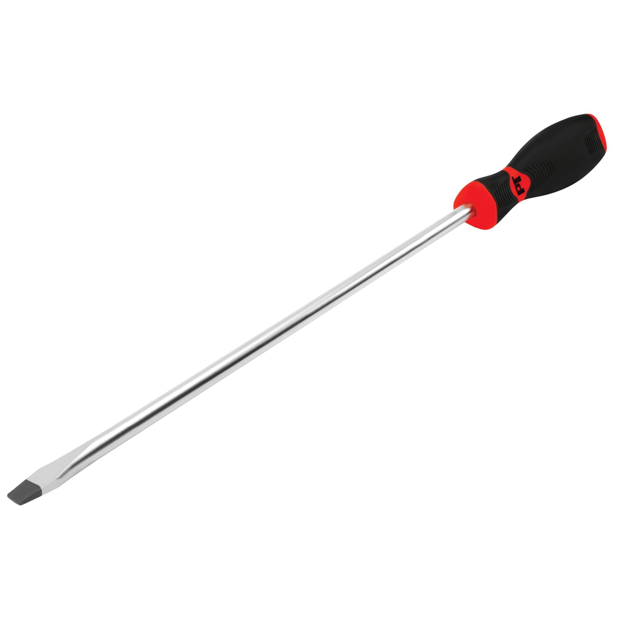 W30993 Performance Tool Black & Red Slotted Screwdriver, 3/8" x 10