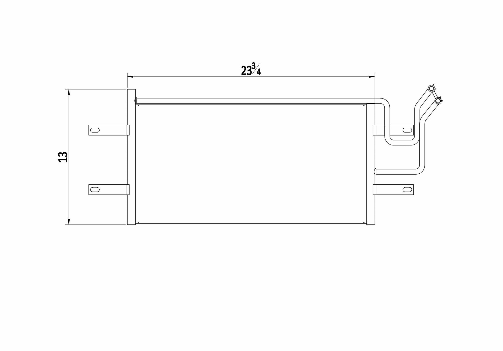 CSF (20009) RADIATOR 07-09 Dodge Ram 2500 6.7L Transmission Oil Cooler