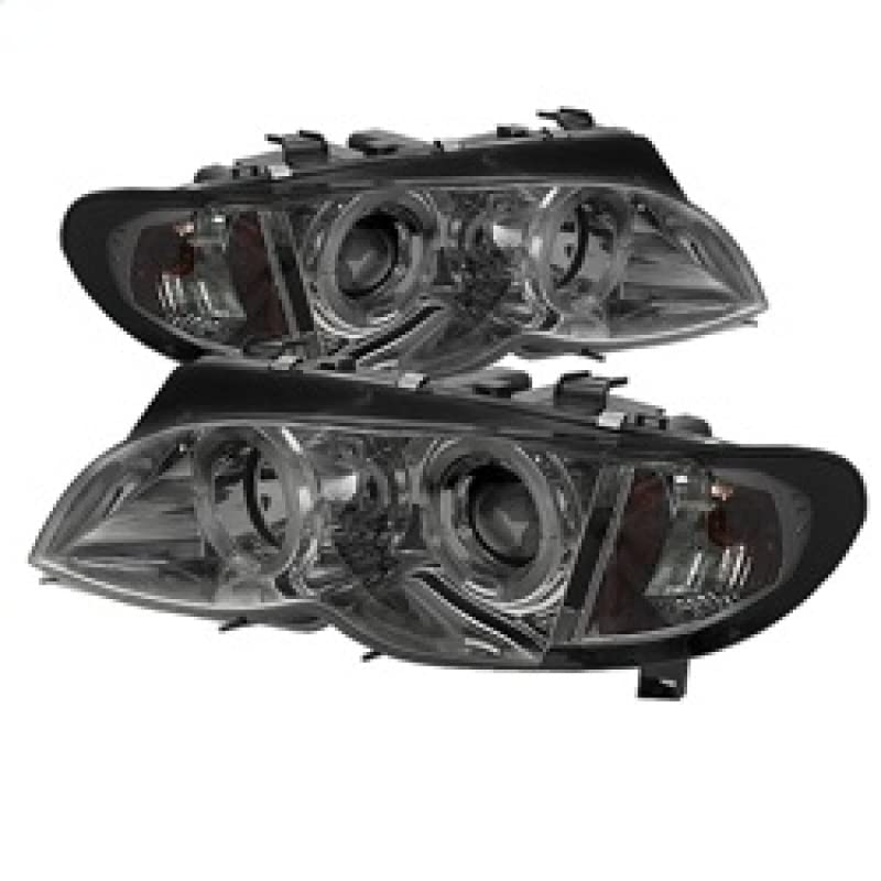 Chrome/Smoked Spyder Auto 5042422 LED Halo Projector Headlights