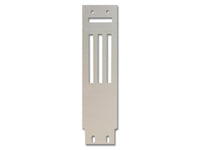 67 Htr Cntrl Panel Alum Insert Scott Drake (C7ZZ-6504410-HC)