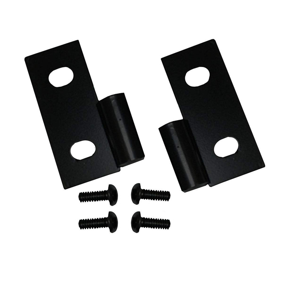 Rugged Ridge Brackets Door Hinge for Jeep CJ/Wrangler YJ/TJ | Steel, Black | 11202.03 | Fits 1976-1986 Jeep CJ; 1987-2006 Jeep Wrangler YJ/TJ