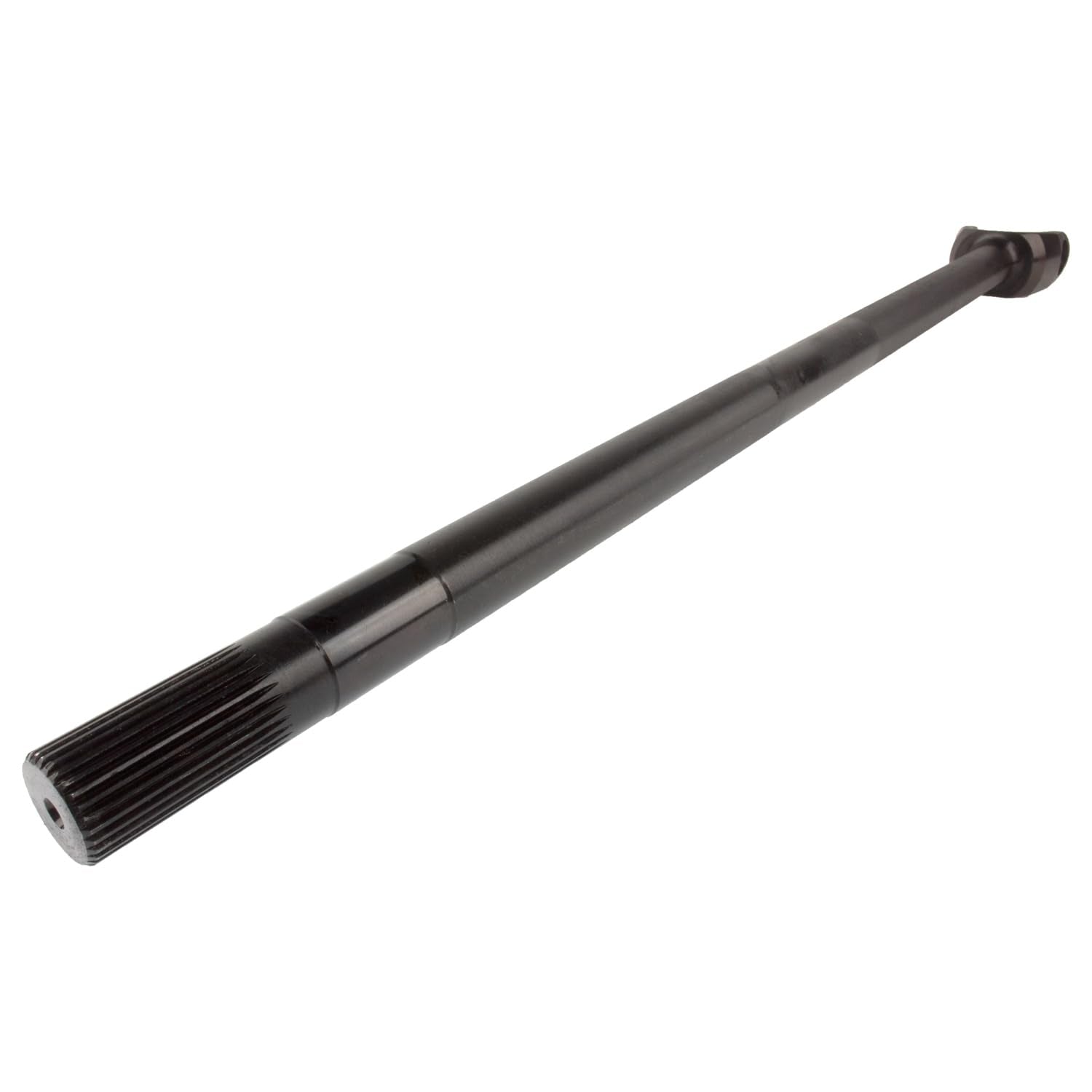 TEN Factory Chromoly MG20151B Inner Axle Shaft for Dana 44 ProRock – 30 Spline, 34.18" Length, Right Side – Fits 2007-2018 Jeep Wrangler JK – 4340 Black Oxide Finish