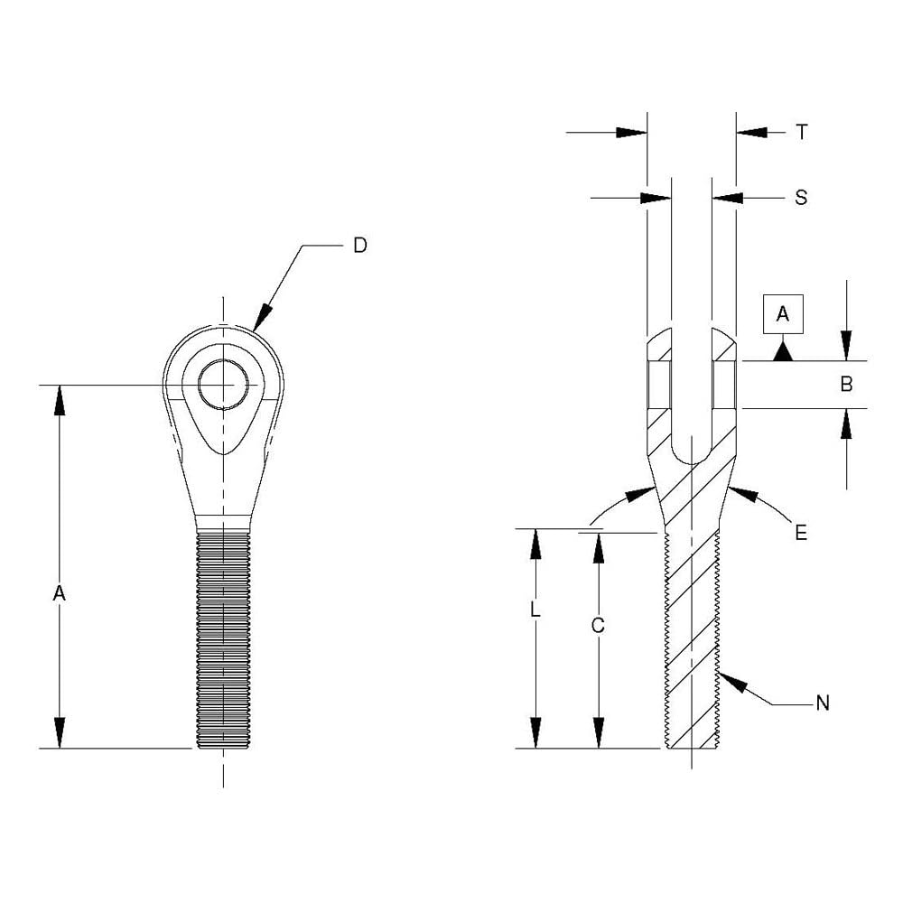 Clevis QA1 CL5-6