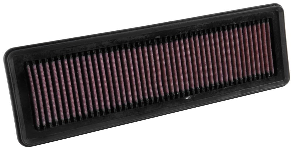 K&N Engine Air Filter: Replacement Car Air Filter, Reusable, Clean Every 75,000 Miles, Washable, Premium: Compatible with 2014-2018 HYUNDAI (i10, Grand, Xcent), 33-3049