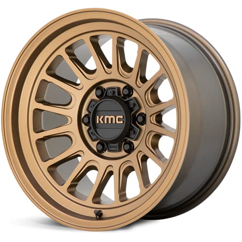 KMC Wheels KM724 OL Matte Bronze Impact Wheel with Aluminum (17 x 8.5 inches /6 x 120 mm, 0 mm Offset)