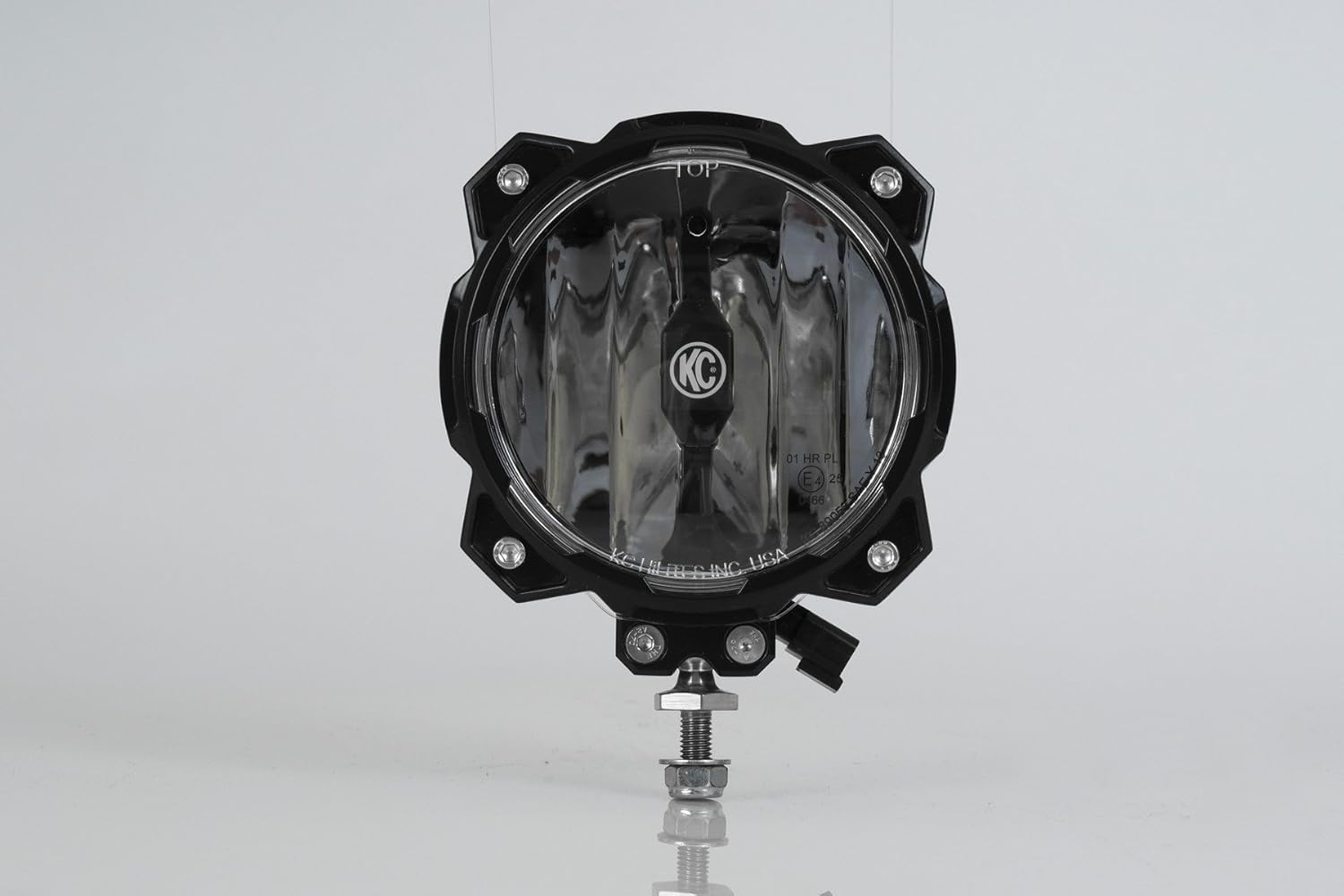 KC HiLiTES Gravity LED Pro6 Single Wide-40 Beam with Wiring Harness and Illuminated LED Light Switch - Pair Pack System 91305