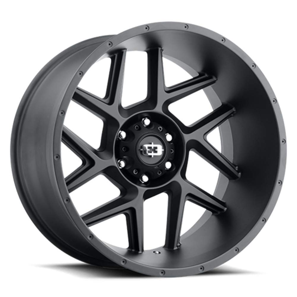 24x12 Vision 360 Sliver -57mm Satin Black Wheel Rim 24" Inch