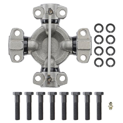 Premium MOOG 905B Greaseable Universal Joint for 905 with 8 3/8"-24 x 1-3/4" Cap Screws & 8 Lock Washers