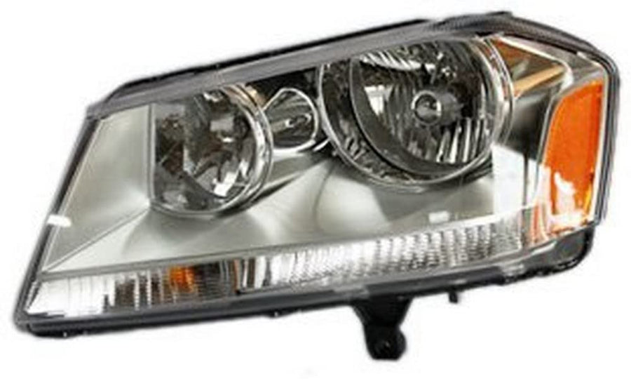 Left TYC Headlight Assembly Compatible with 2008-2014 Dodge Avenger