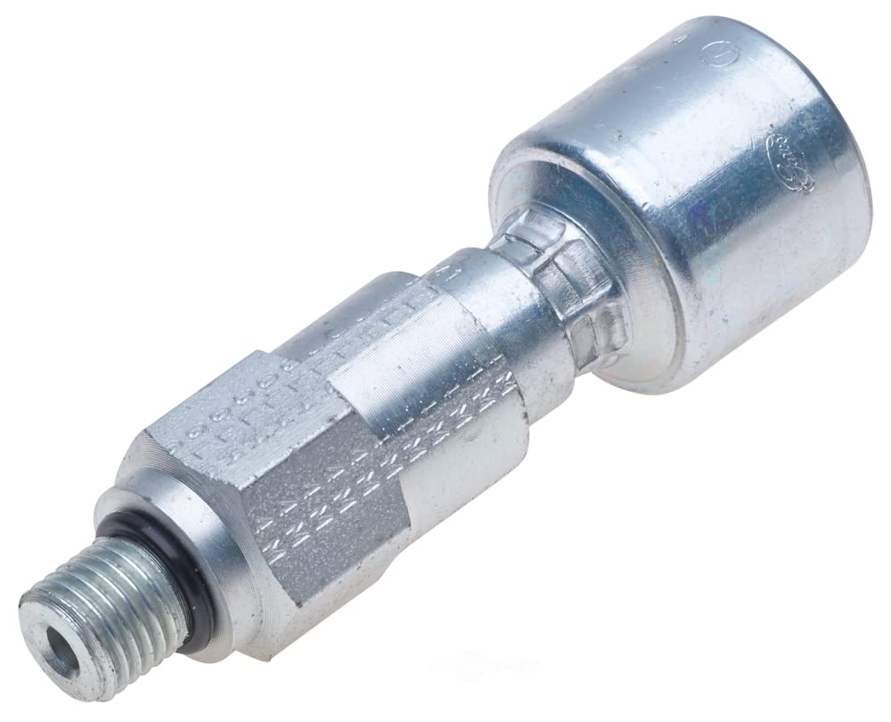 MegaCrimp Gates 10G-10MBX Couplings, Male O-Ring Boss Swivel, Zinc Plated Carbon Steel, 3.88", 5/8" ID