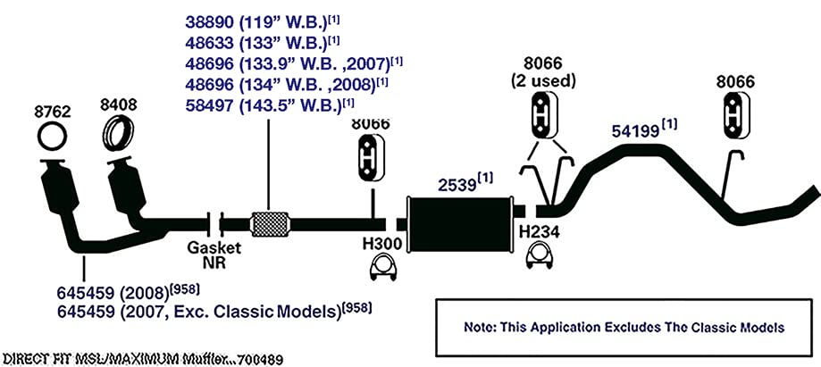 Exhaust Pipe AP Exhaust 58497