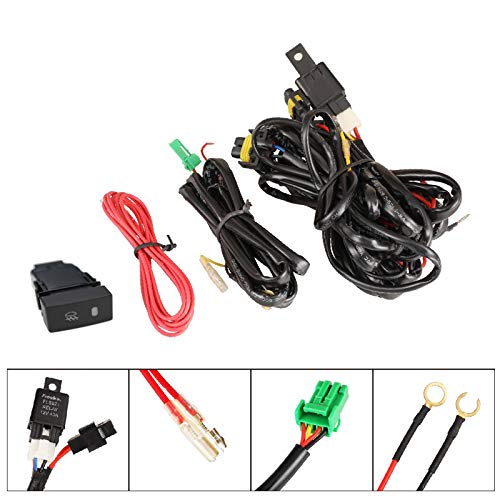 Fog Lights Winjet Compatible with [2014 2015 2016 2017 Nissan Juke] + Switch + Wiring Kit, WJ30-0456-09