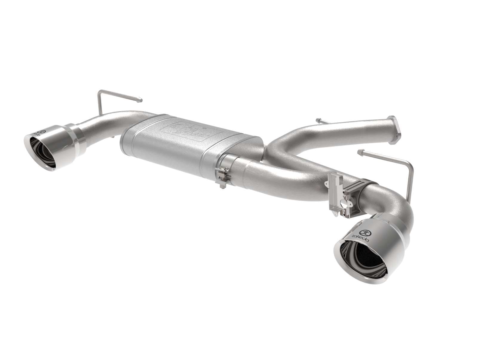 aFe Power 3 IN Takeda 304 Stainless Steel Axle-Back Exhaust w/Polished Tips Fit Hyundai Veloster N 21-22 L4-2.0L (t) 49-37029-P
