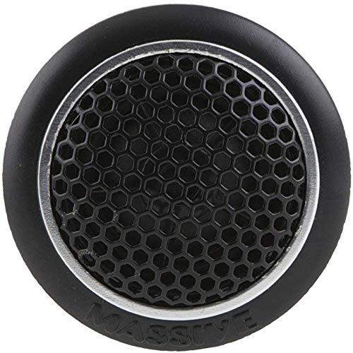 Massive Audio MK6 – 6.5 Inch / 6 Inch 300 Watts Max / 150w RMS, 4 Ohm, MK Series, 25mm Silk Tweeter Car Audio Component Speaker System (Sold in Pair)