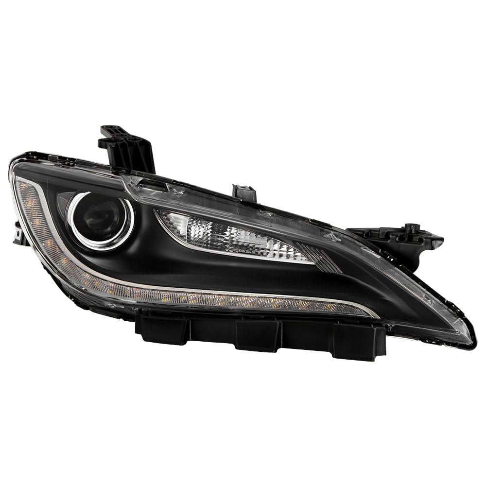 Chrysler 200 Spyder (POE) 15-17 HID w/LED DRL Black Trim (to 7-31-16) Headlight - OE Black Right