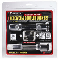 Trimax Coupler & Receiver Lock Set 255-TM32