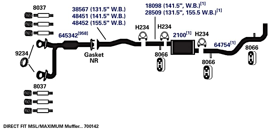 38567 AP Exhaust Products Pipe