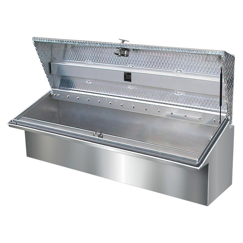Low Side Tool Box 65X16X16 with Smooth Aluminum Base/Diamond Plate LID