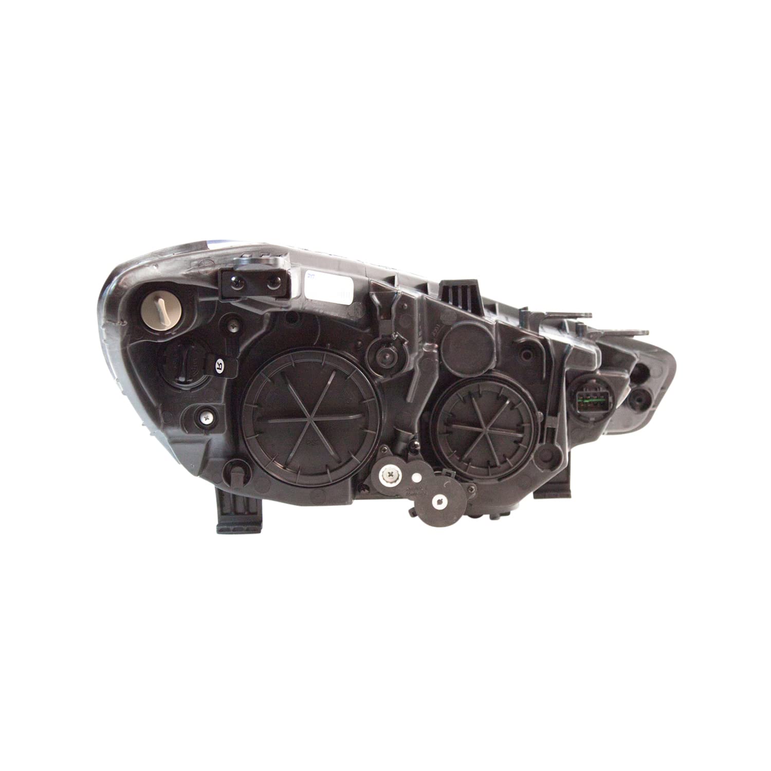 Left TYC Headlight Assembly Compatible with 2014-2016 Kia Forte